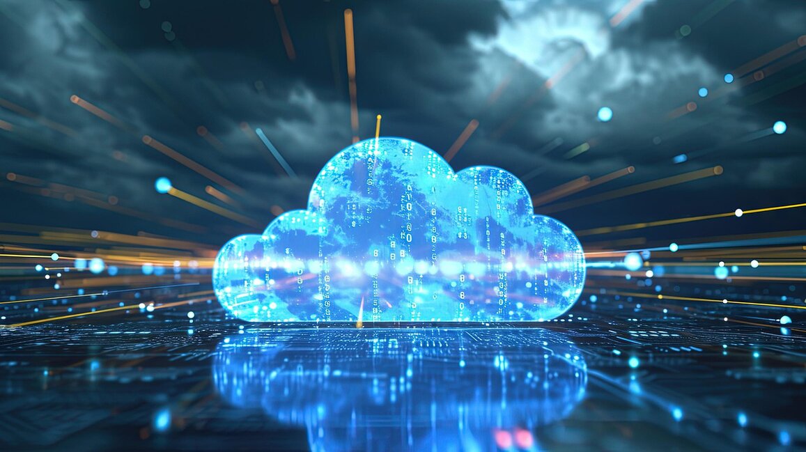 Icone cloud che rappresentano servizi online per le aziende